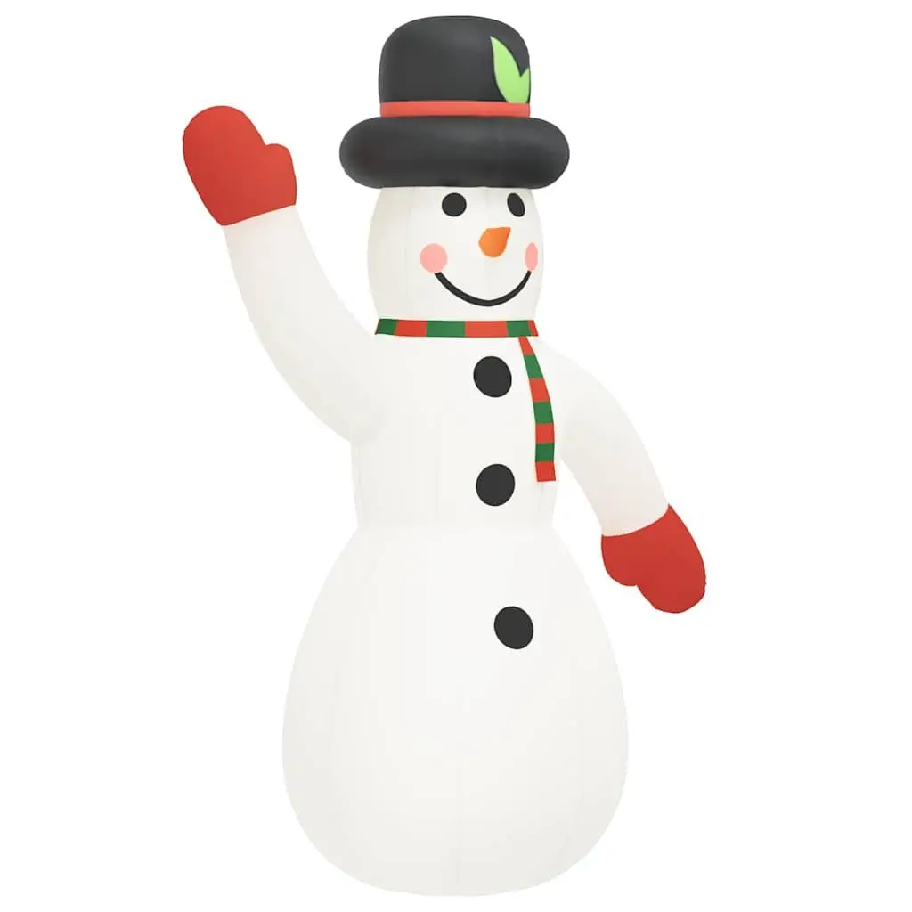 Christmas Inflatable Snowman with LED Lights Outdoor Yard Holiday Decoration