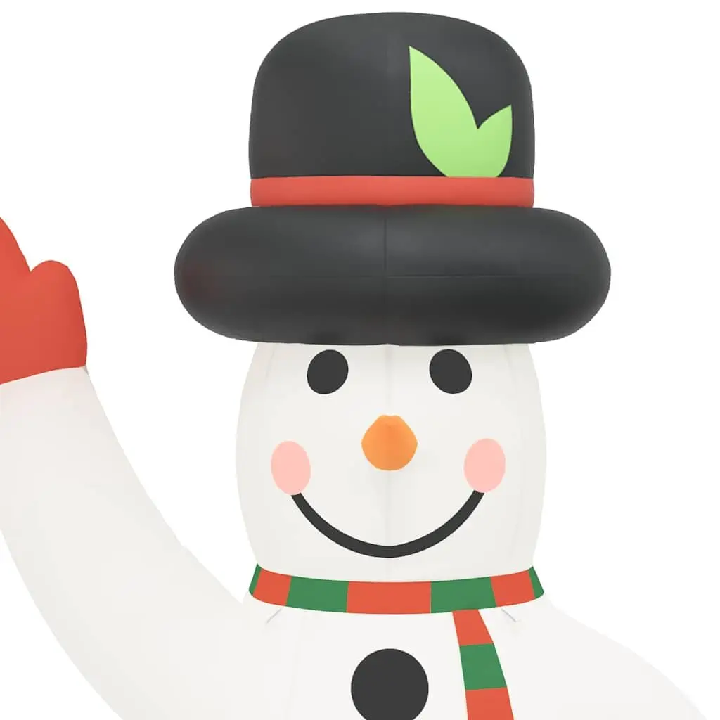 Christmas Inflatable Snowman with LED Lights Outdoor Yard Holiday Decoration