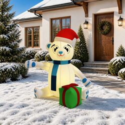 Quickly Set Up Your Christmas Inflatable Teddy Bear