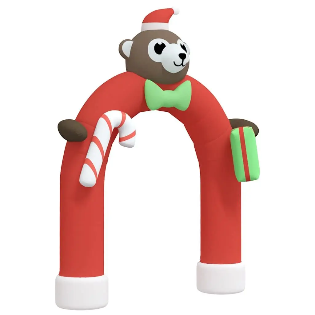 Christmas Inflatable Arch Gate LED Lights 380cm Outdoor Decoration