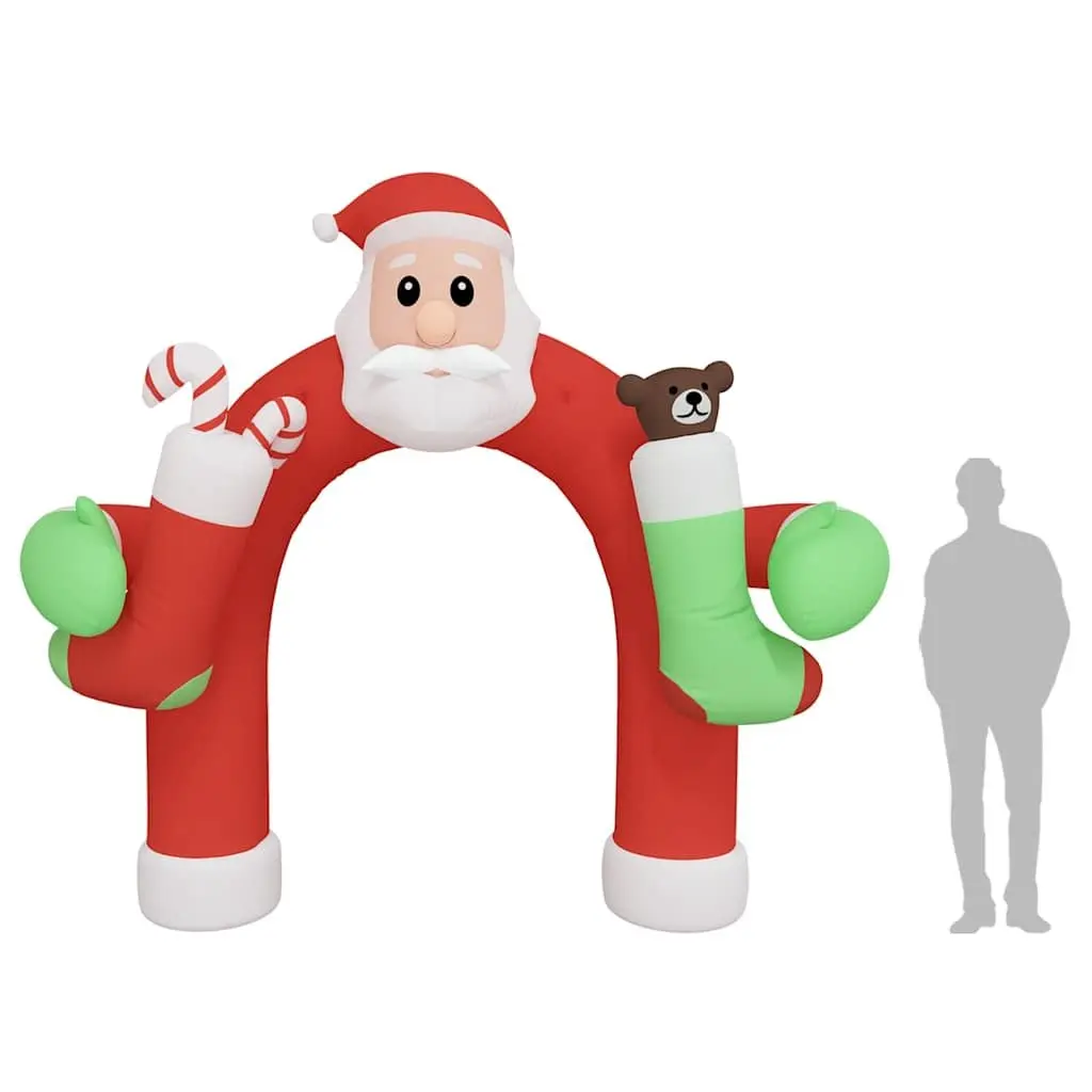 Inflatable Arch Gate Christmas 320cm LED Lights Outdoor Holiday Decoration