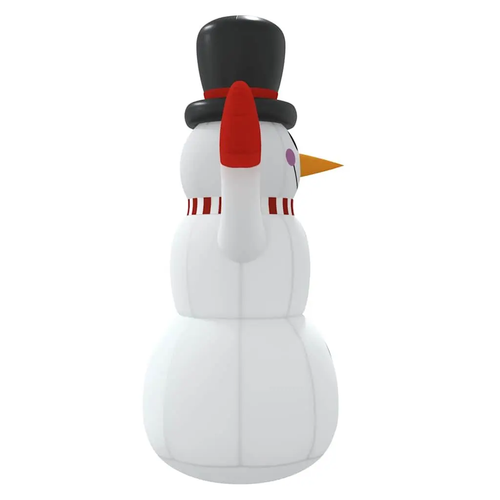 Inflatable Snowman Christmas Decoration 240cm LED Lights Weather-resistant Easy to Clean Quick Inflation