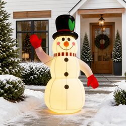 Compact and Bright 300cm Inflatable Snowman