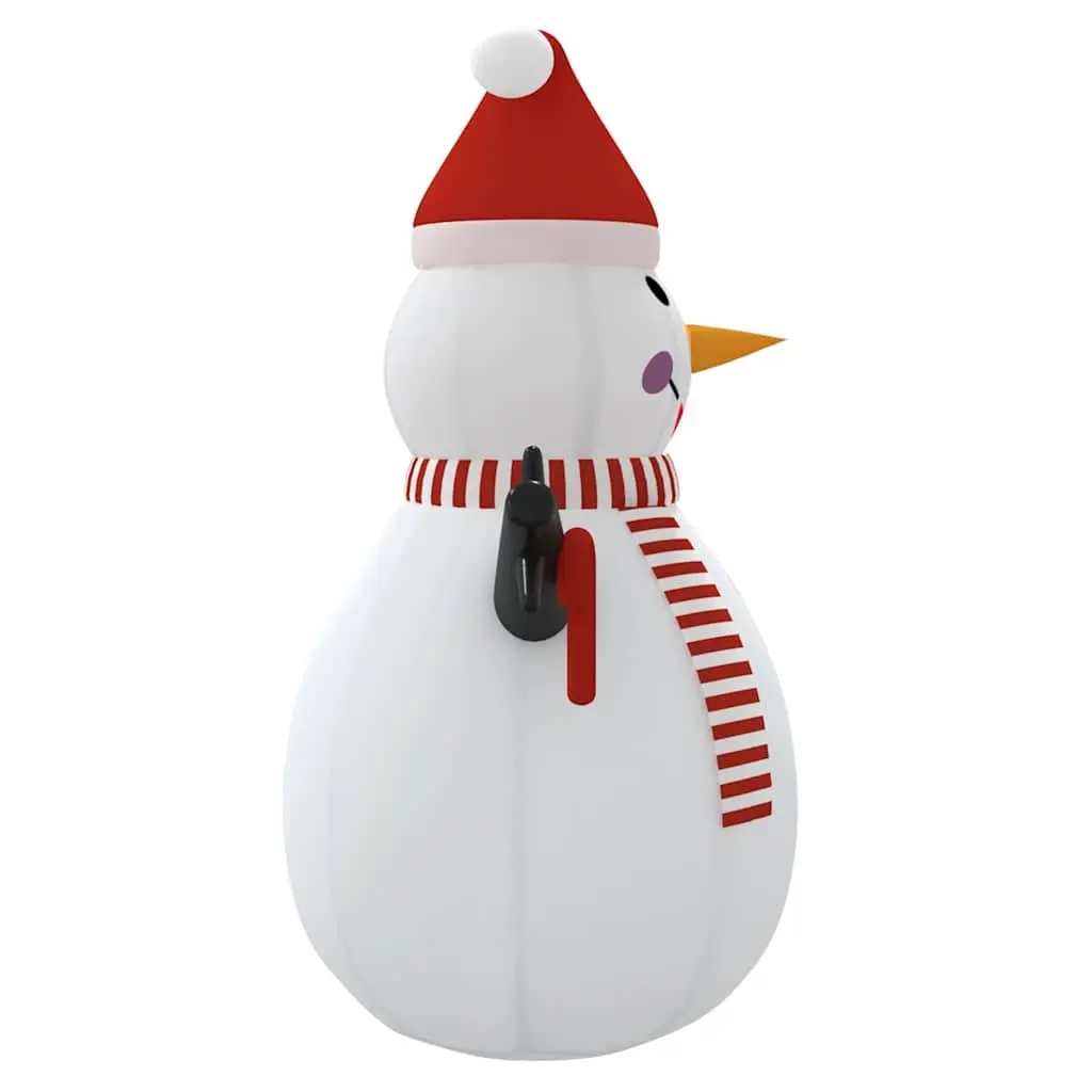 Inflatable Snowman 250 cm Christmas Yard Decoration with Built-in LED Lights
