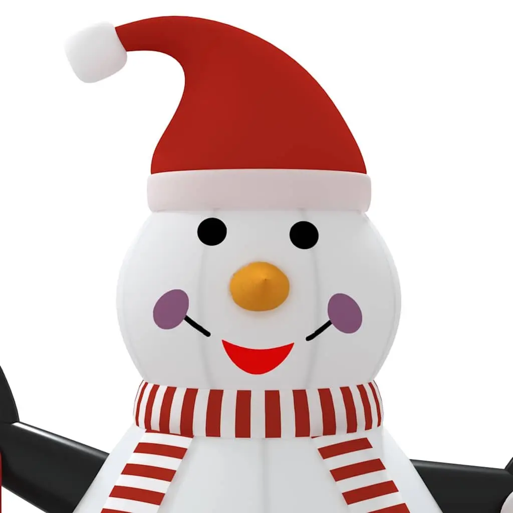 Inflatable Snowman 250 cm Christmas Yard Decoration with Built-in LED Lights