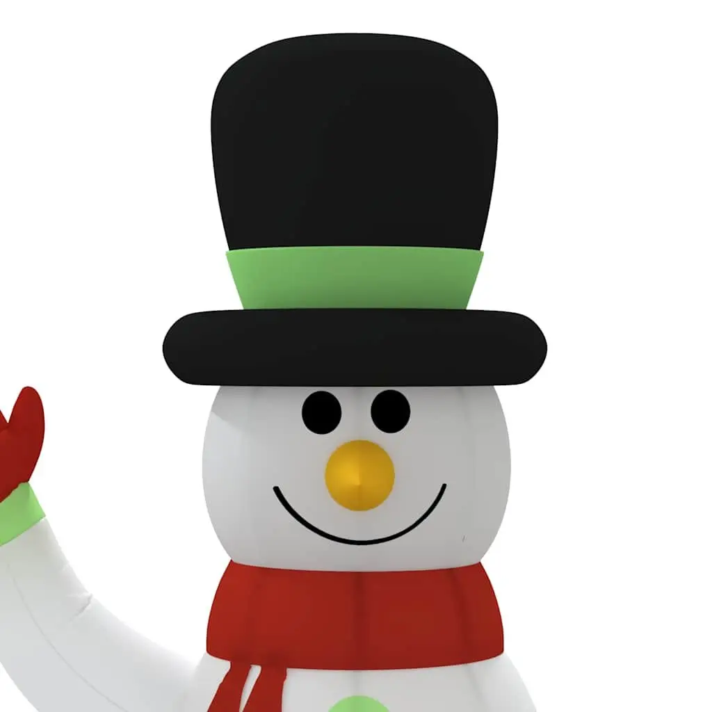 Inflatable Snowman Family 500cm Christmas Yard Decoration with Built-in LED