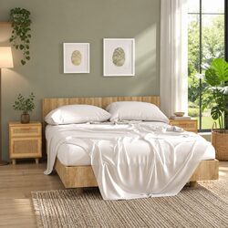 Brown Solid Wood Nightstands - Compact and Functional