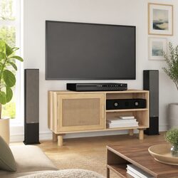 TV Cabinet with Three Compartments