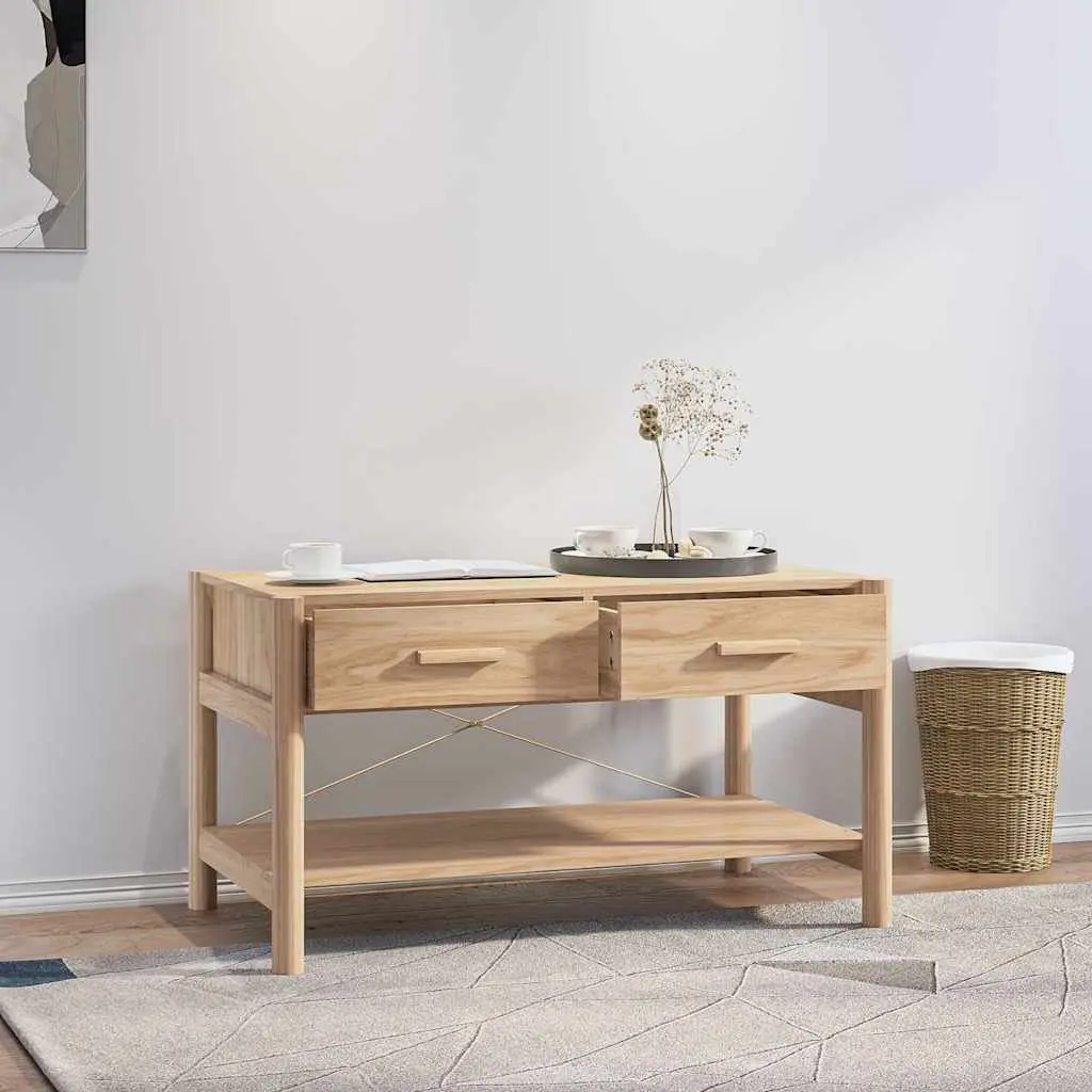 Coffee Table Brown Engineered Wood Storage Home Furniture