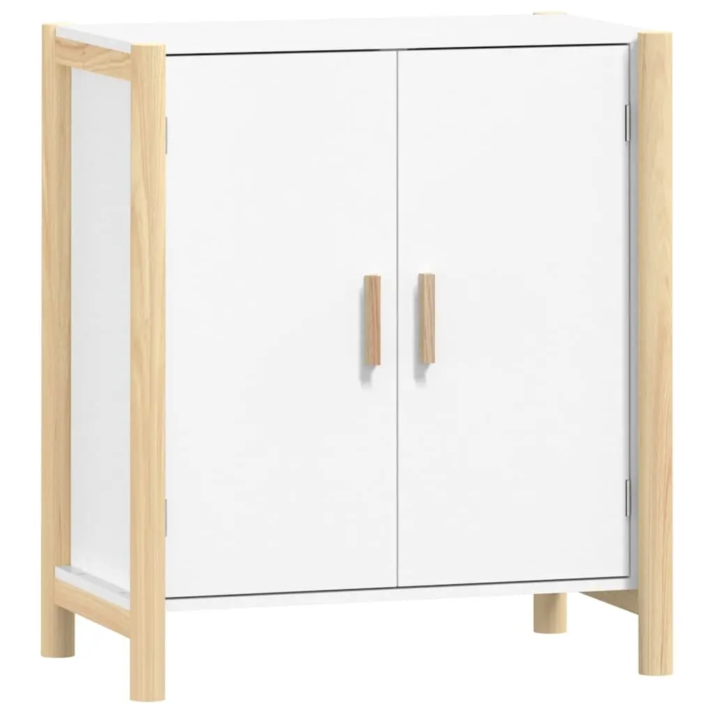 Sideboard White 62x38x70 cm Engineered Wood Storage Buffet Furniture