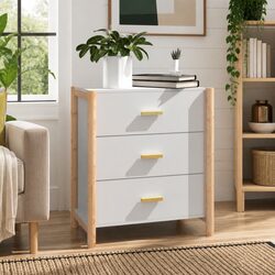 Sideboard White Storage Cabinet 62x38x70cm Engineered Wood Buffet Cupboard