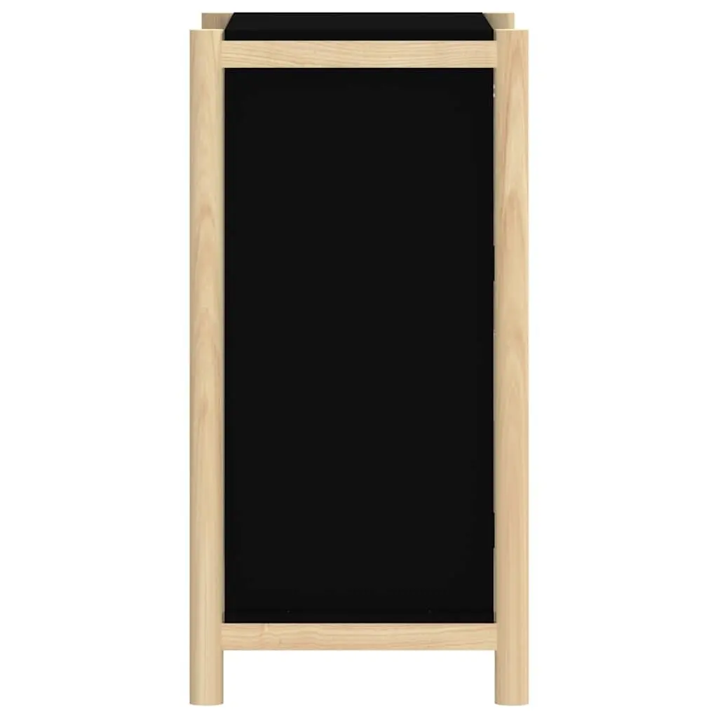 Sideboard Black 62x38x75cm Engineered Wood Storage Buffet