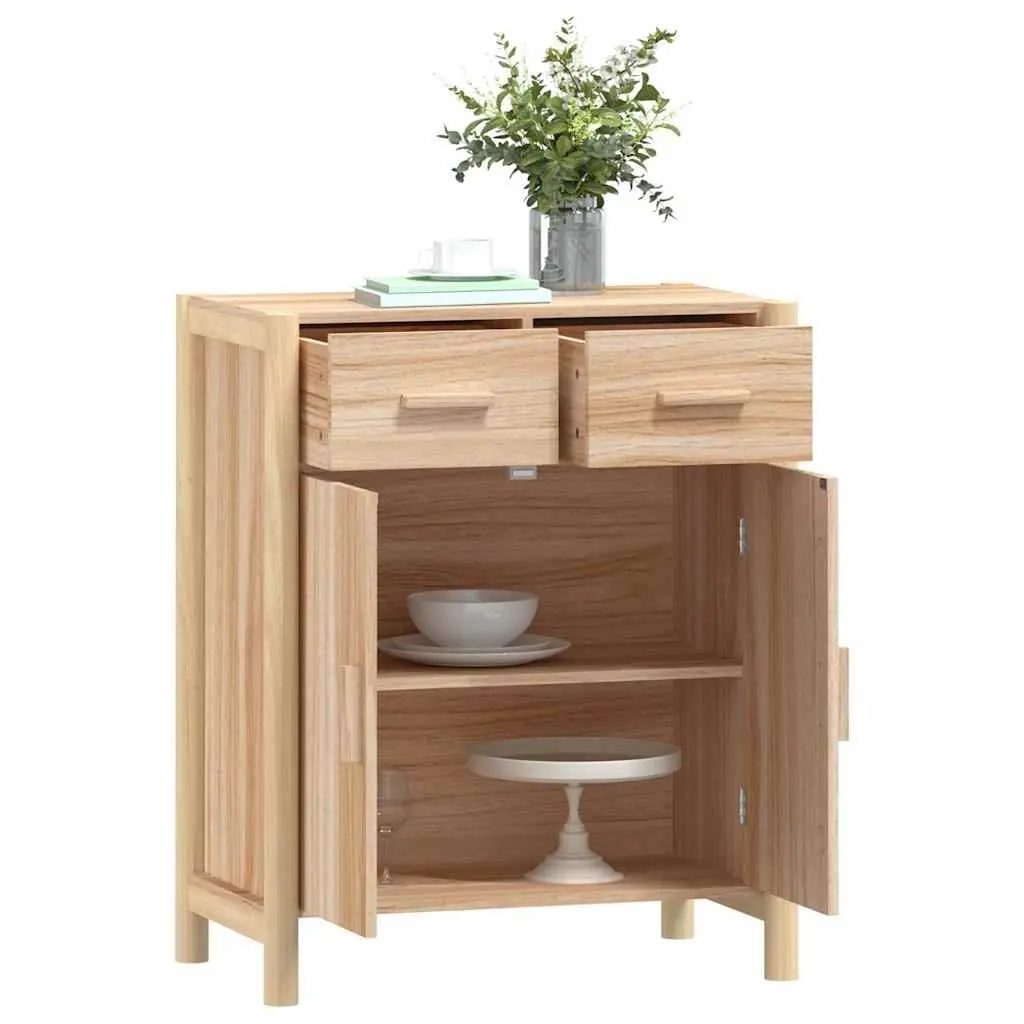 Storage Cabinet Brown Engineered Wood 62x38x75cm Sideboard Home Furniture