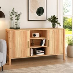 Brown Sideboard Cabinet: Sturdy and Spacious Design