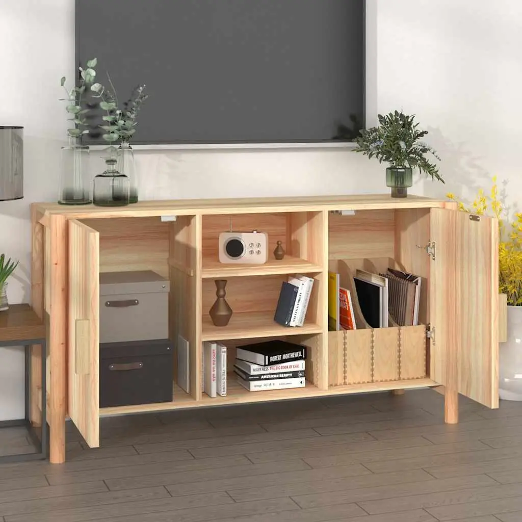 Sideboard Cabinet Brown 107x38x60 cm Engineered Wood Storage Buffet Furniture