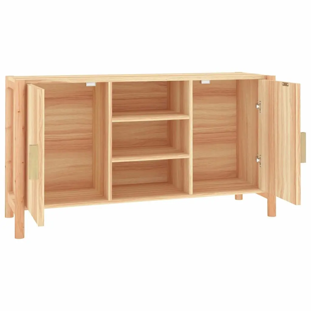 Sideboard Cabinet Brown 107x38x60 cm Engineered Wood Storage Buffet Furniture