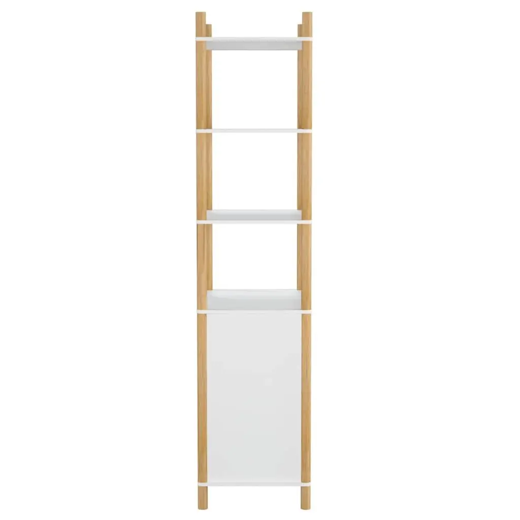 Highboard White 60x40x173cm Engineered Wood Storage Cabinet Sideboard Cupboard