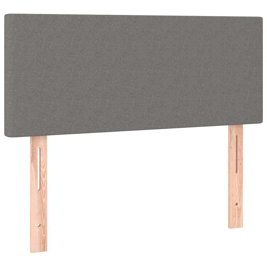 Headboard Dark Grey 100cm Fabric Adjustable Height Back Support