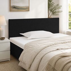 Black Fabric Headboard 100cm - Short and Sweet Features