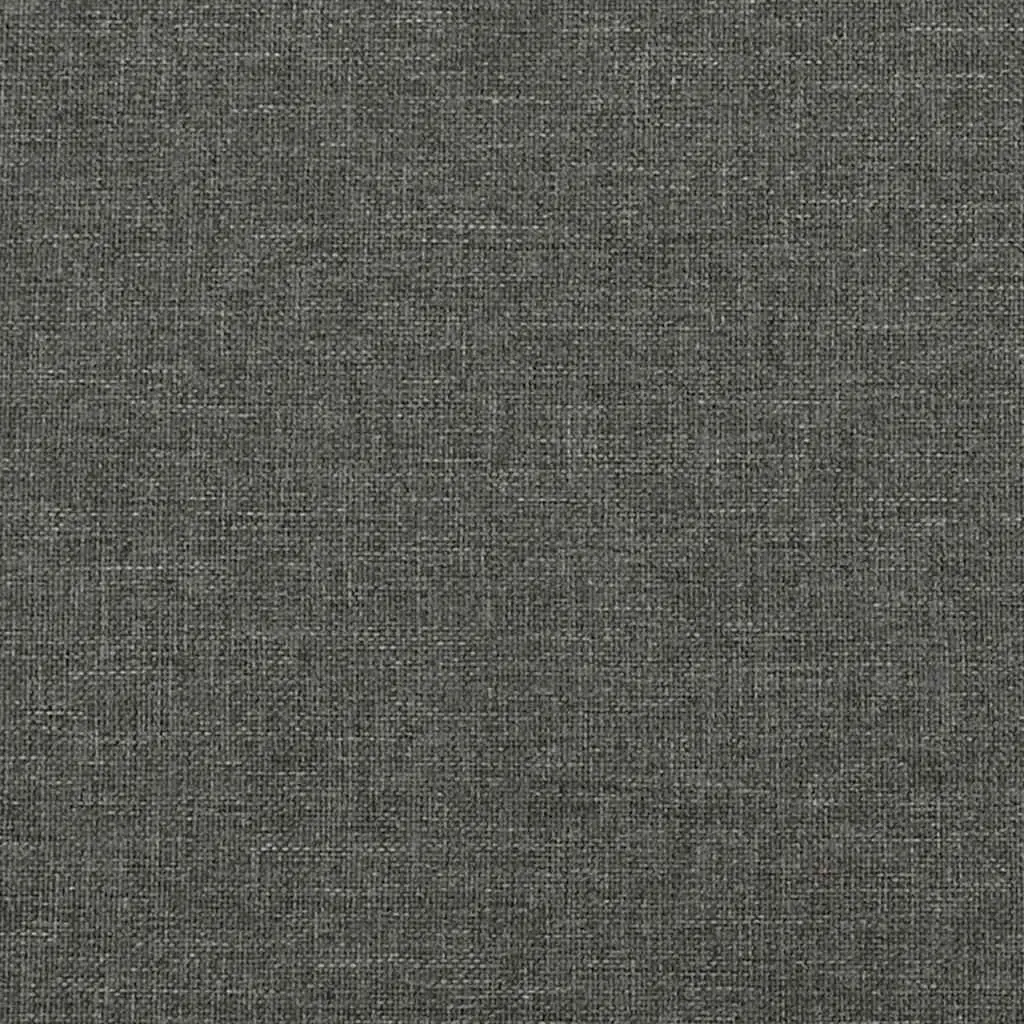 Dark Grey Fabric Headboard Adjustable Height 144x5x78/88 cm Bedroom Furniture