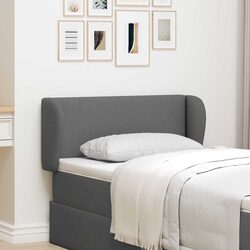 Dim Grey Headboard with Sturdy Construction