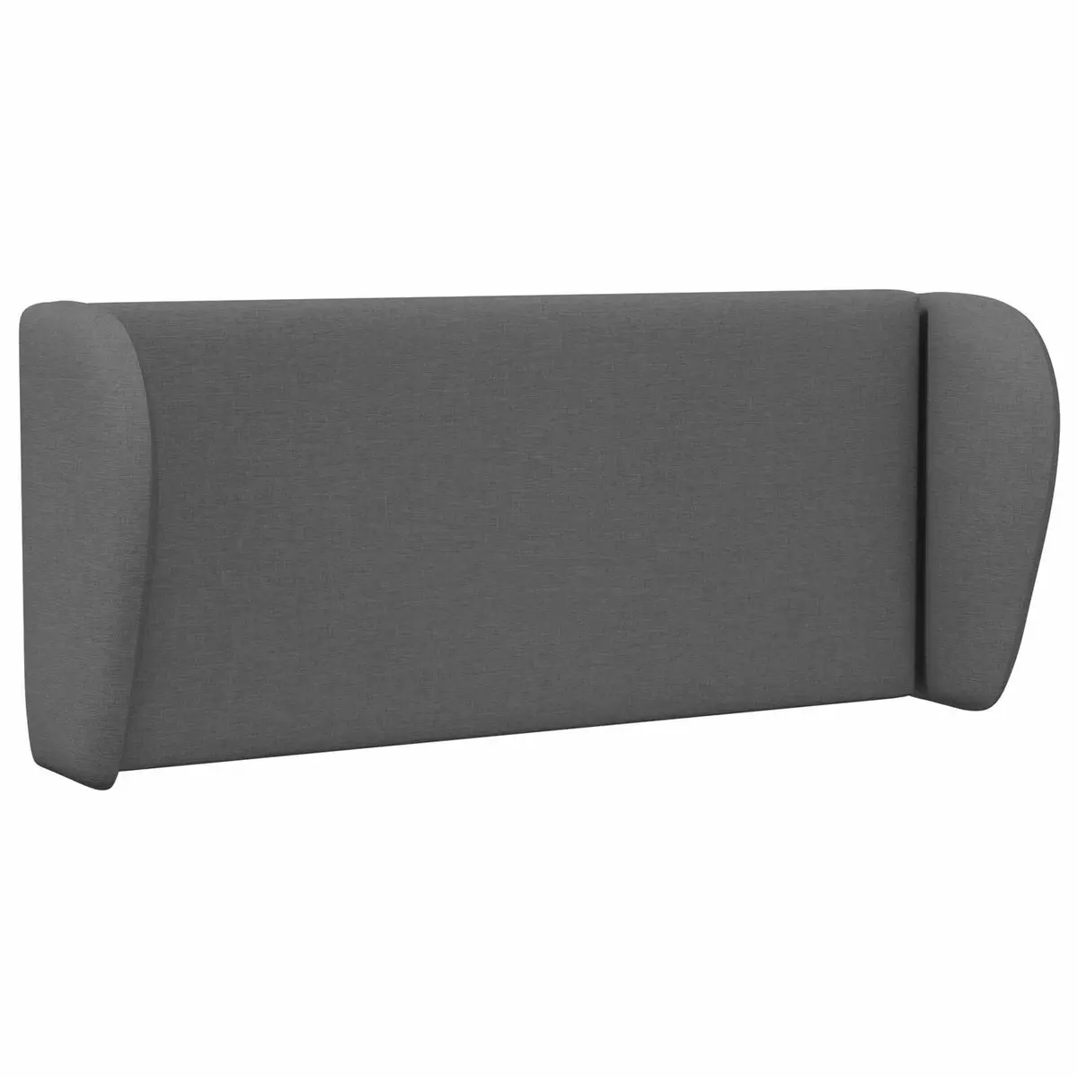 Headboard Ear Dim Grey 40 x 23 x 6 cm Fabric Bedroom Furniture Modern