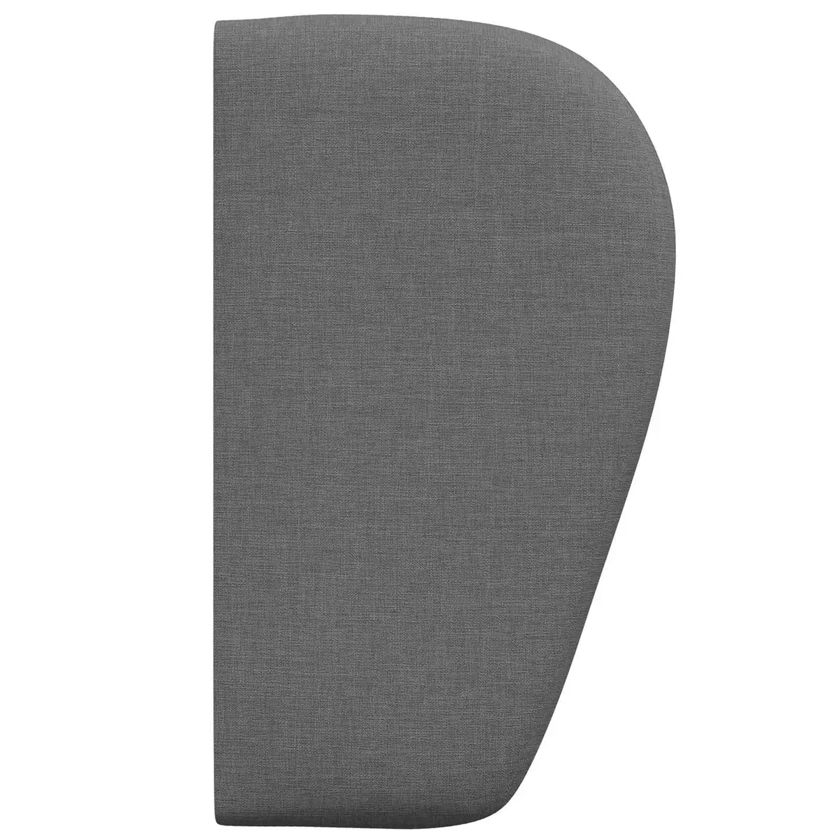 Headboard Ear Dim Grey 40 x 23 x 6 cm Fabric Bedroom Furniture Modern