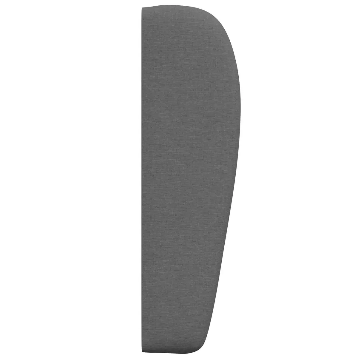 Headboard Wave Ear Modern Bedroom Dim Grey Fabric Upholstered Elegant Design