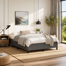Grey Queen Bed Frame: Durable and Stylish 152x203 cm