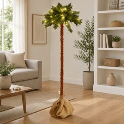 Christmas Tree with LED Lights 120cm Artificial Green Decorative Indoor Holiday