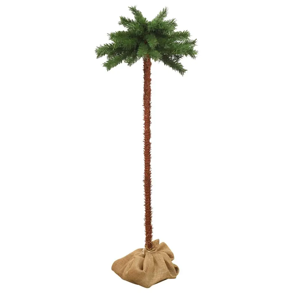 Christmas Tree with LEDs 210 cm Artificial Green Holiday Seasonal Decoration