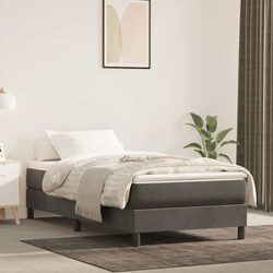 Compact Pocket Spring Mattress with Foam and Velvet 90x190x20cm