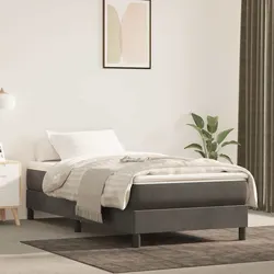 Compact Pocket Spring Mattress with Foam and Velvet 90x190x20cm