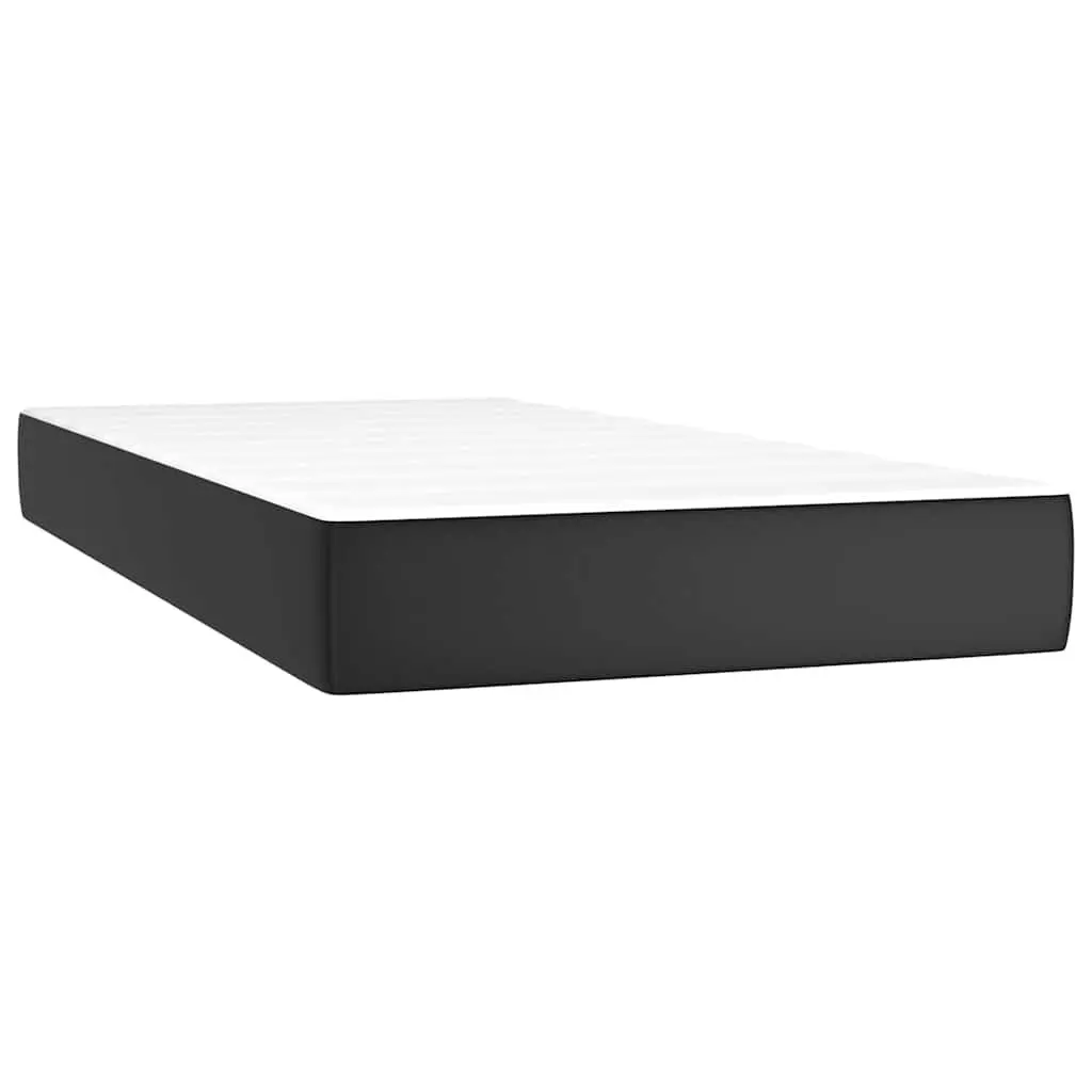 Pocket Spring Bed Mattress Black Super Single Medium-Firm Support