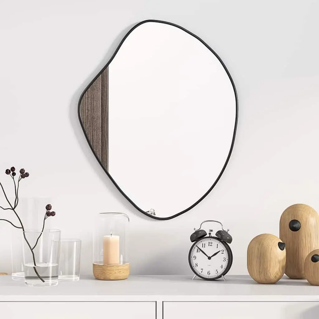 Black Wall Mirror 50x40 cm
