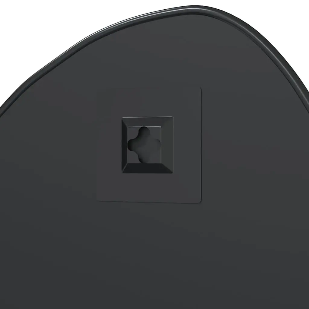 Wall Mirror Black 60x50 cm Glass Vanity Bathroom Bedroom Hallway Home Decor