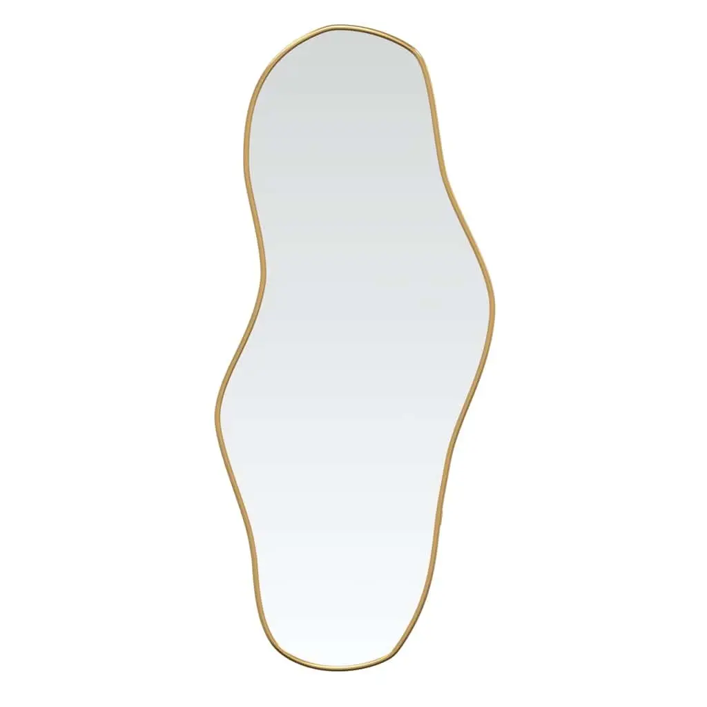 Gold Wall Mirror 100x45 cm