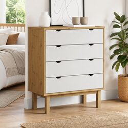 Drawer Cabinet Chest of Drawers Storage Furniture 4 Drawer Bedroom Living Room