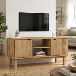 Scandinavian Design TV Cabinet - Compact and Reliable