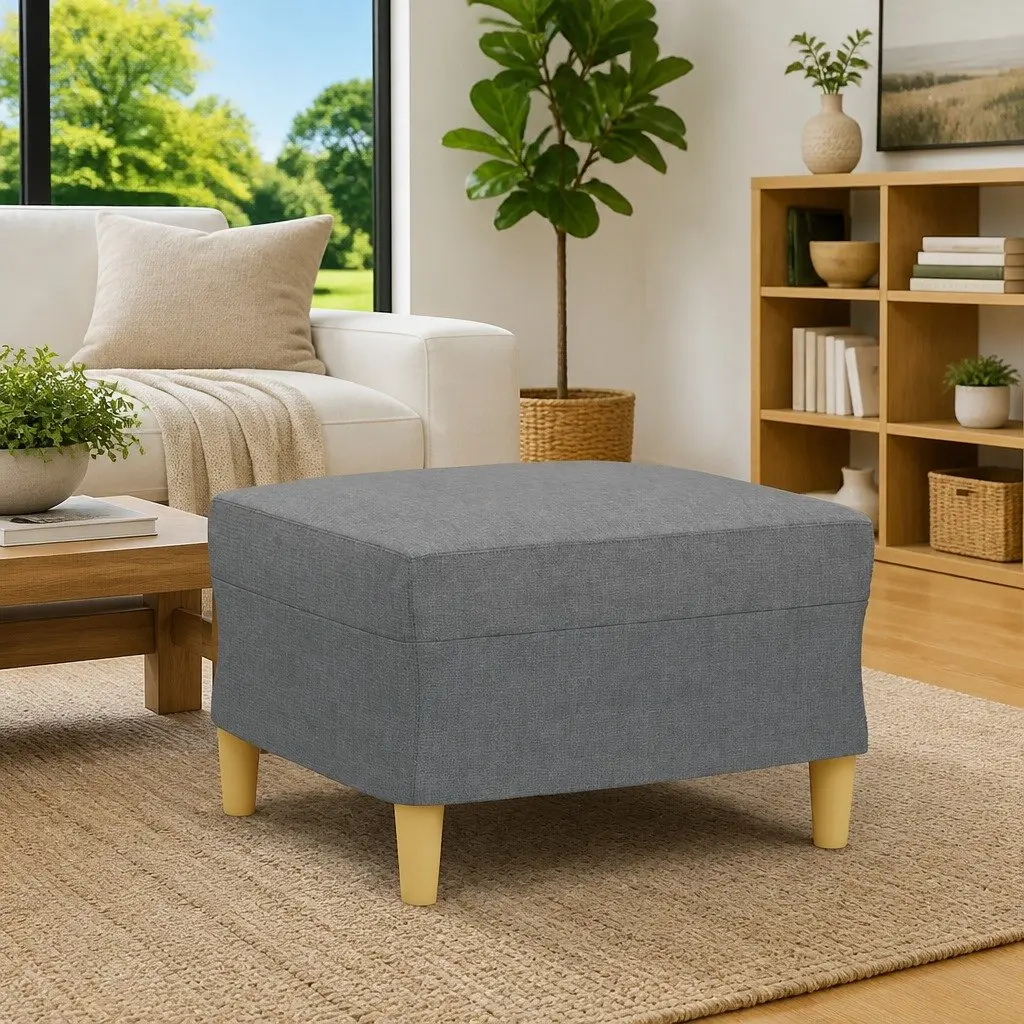 Dark Grey Footstool