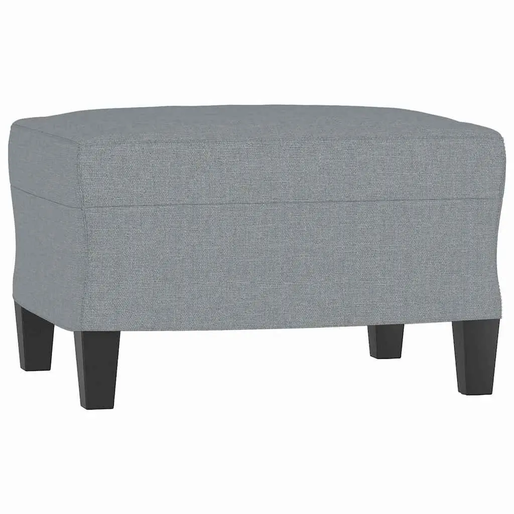Light Grey Footstool with Durable Build