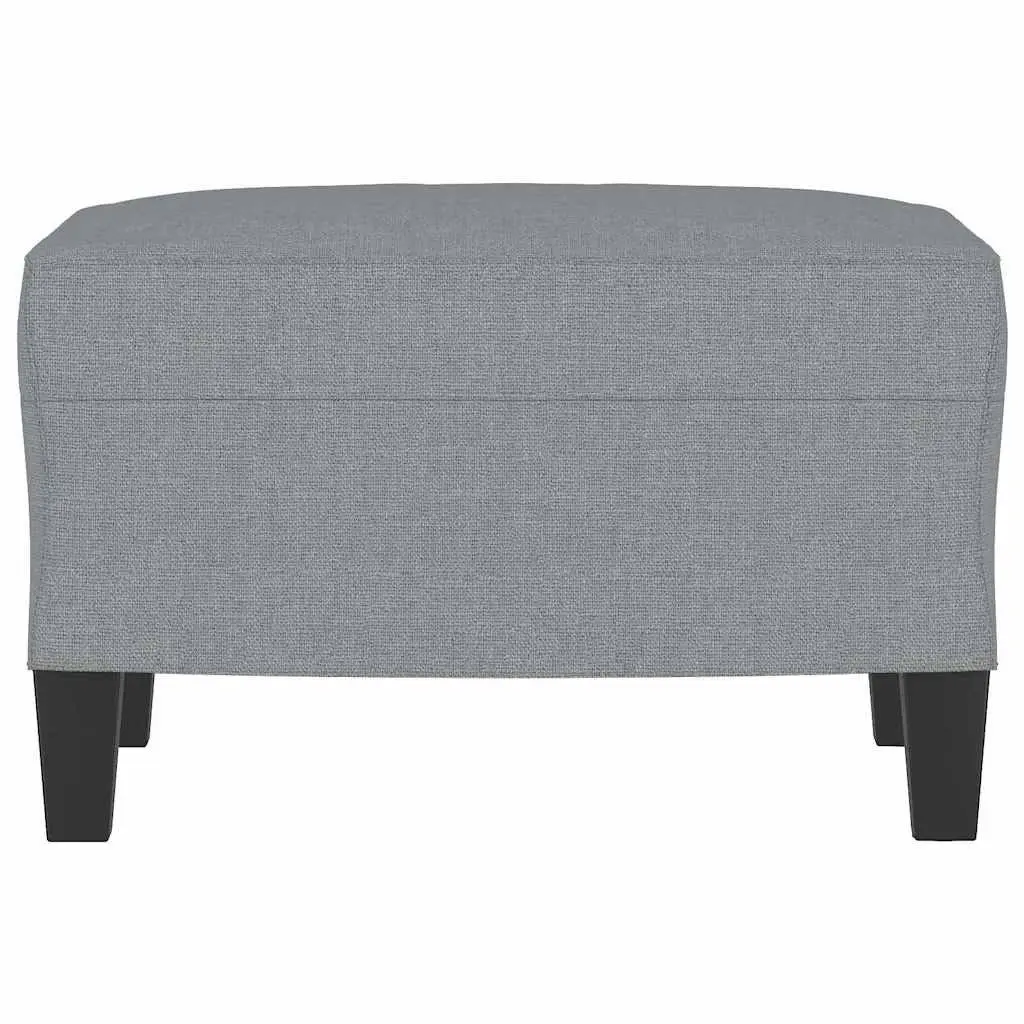 Light Grey Footstool with Durable Build