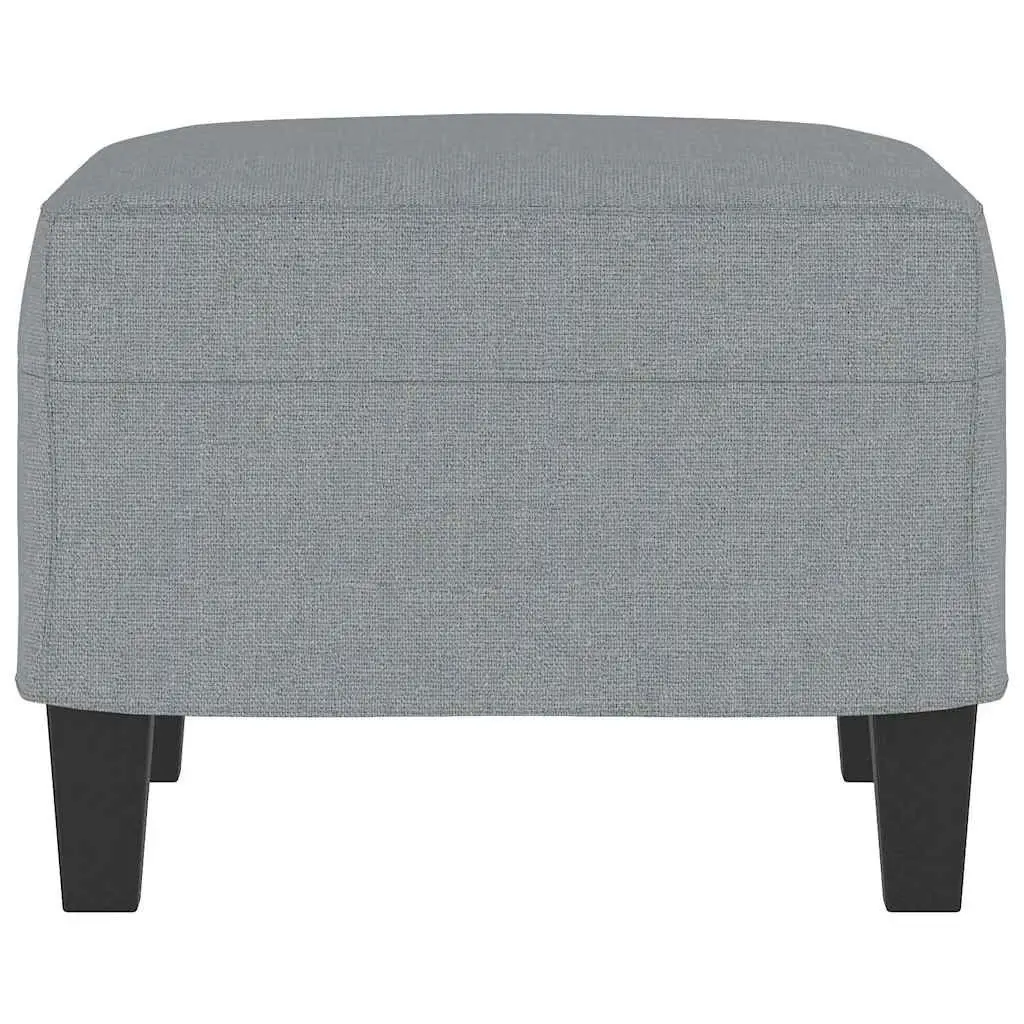 Light Grey Footstool with Durable Build