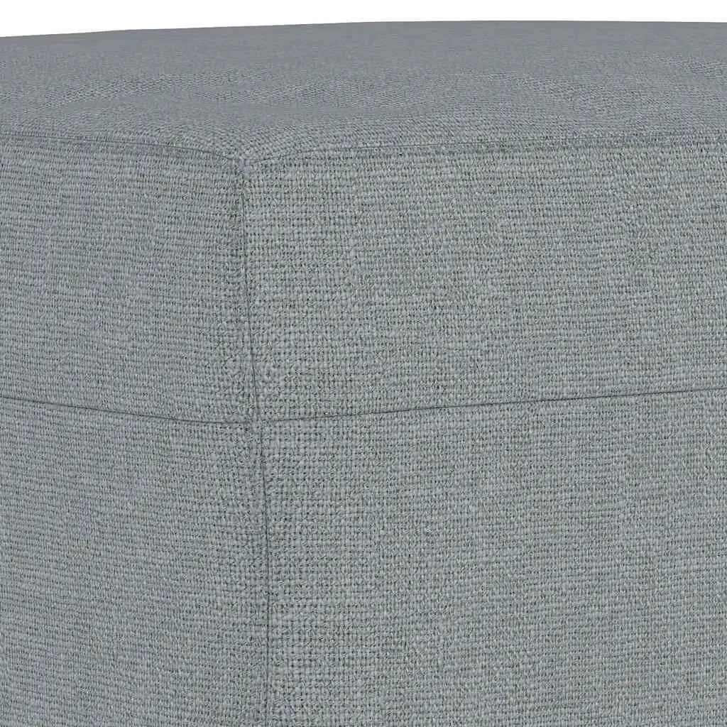 Light Grey Footstool with Durable Build