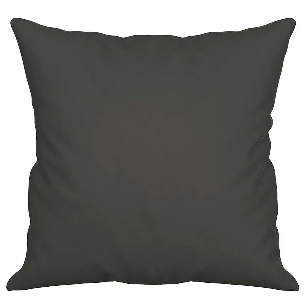 Throw Pillows Grey 40x40 cm Square Microfibre Cushions