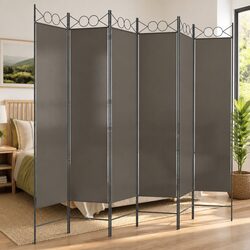 Concise 6-Panel Room Divider 240x200cm