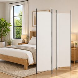 3-Panel Room Divider Screen - Compact and Effective