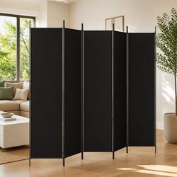 5-Panel Folding Room Divider: Easy to Use and Elegant