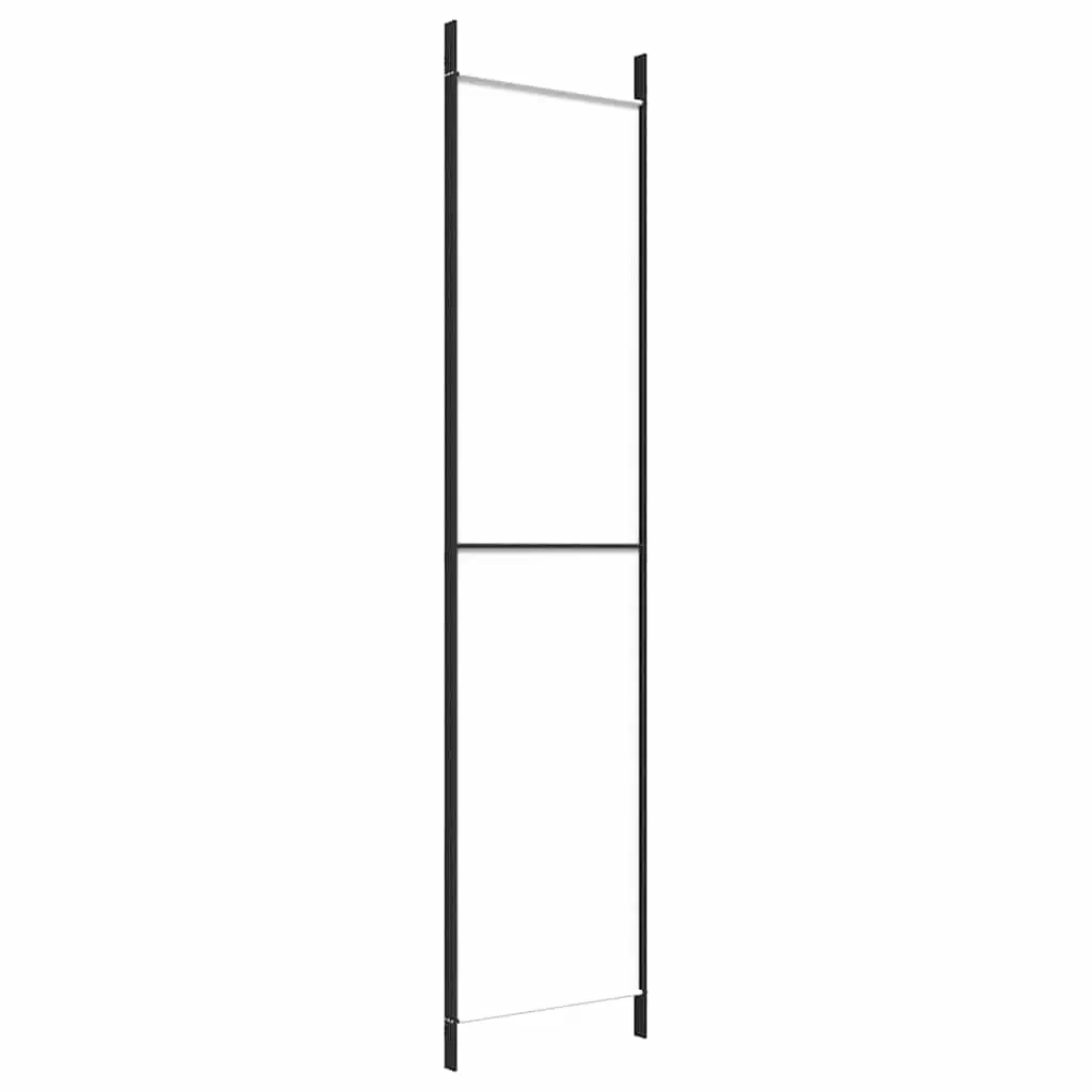 3-Panel Room Divider White Fabric Foldable Privacy Partition