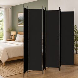 Compact 6-Panel Room Divider: Style Meets Functionality